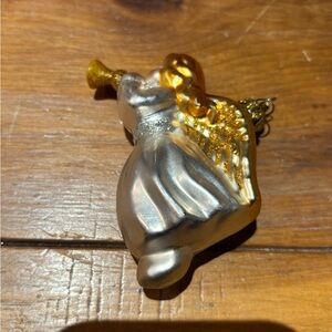 Dept 56 Blown Glass Angel Ornament
